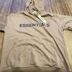 Beige Men’s small essentials hoodie